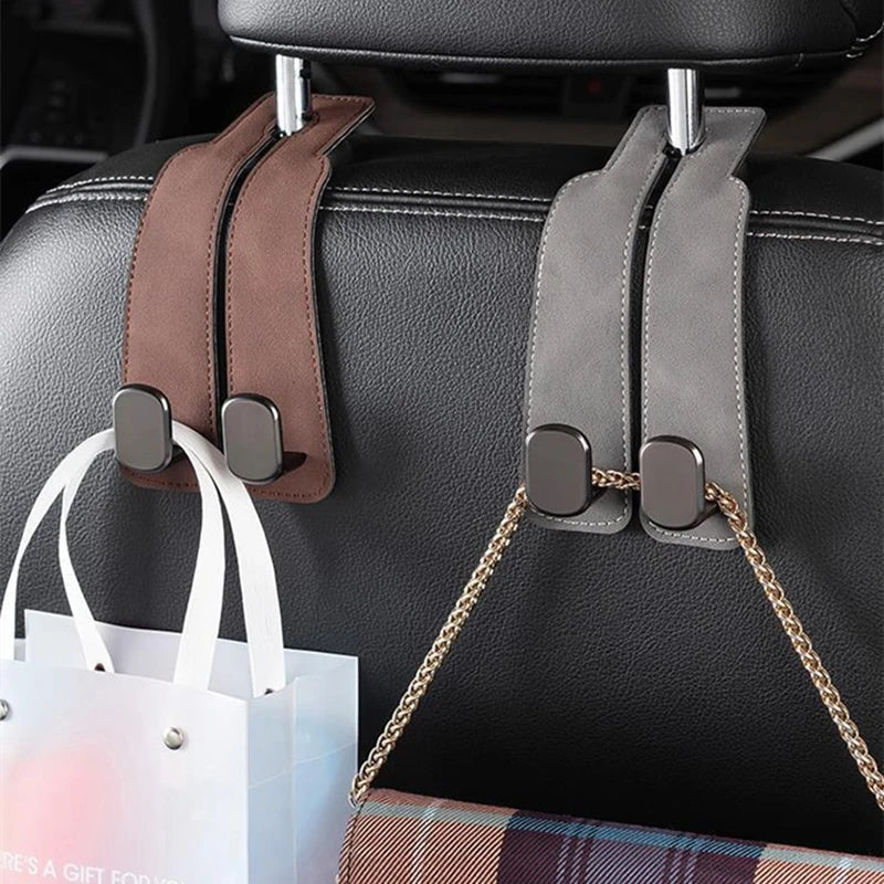 2 in 1 Car Rear Seat Back Hooks