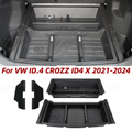 Car Rear Trunk Bottom Storage Box Organizer For VW ID.4 CROZZ ID4 X