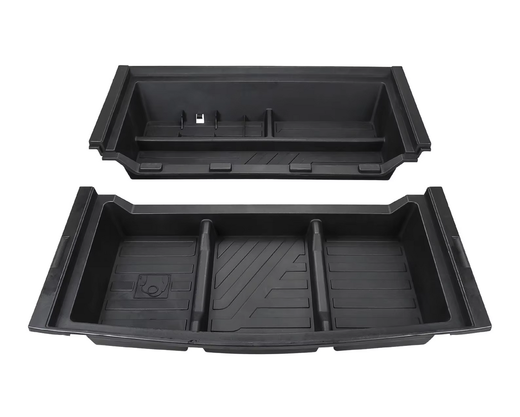Car Rear Trunk Bottom Storage Box Organizer For VW ID.4 CROZZ ID4 X
