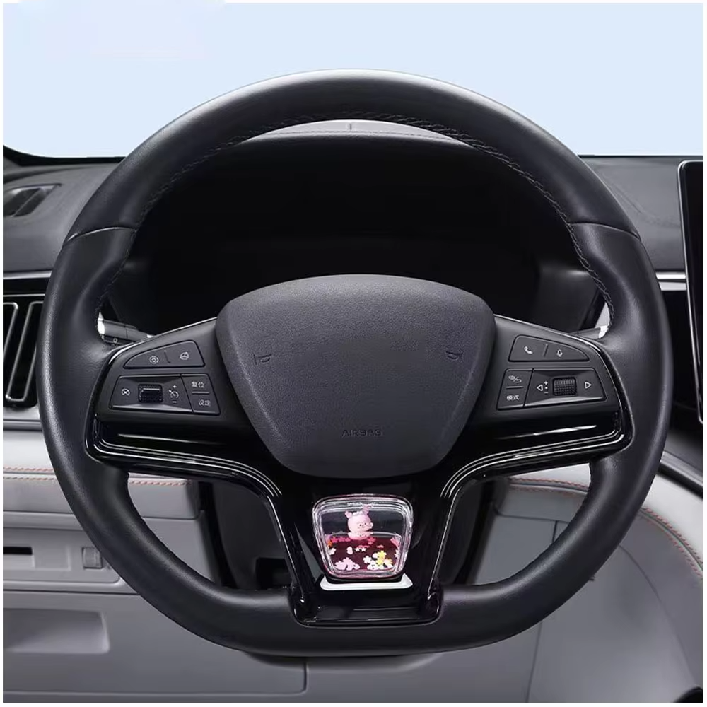 For VW ID3 ID4 ID6 ID7 Car Steering Wheel Dynamic Sequin Decoration