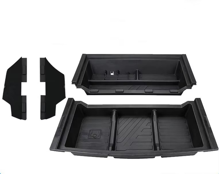 Car Rear Trunk Bottom Storage Box Organizer For VW ID.4 CROZZ ID4 X