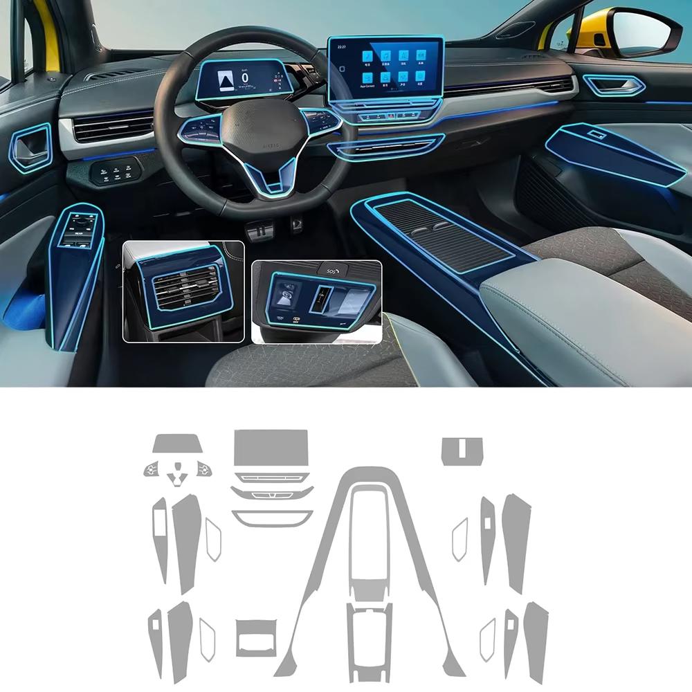 ID.4 ID4 CROZZ GTX X PRO TPU Car Interior Coverage Sticker Protective Film