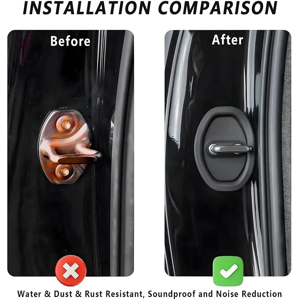 Car Silicone Door Lock Buckle Protective Cover