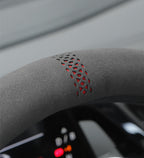 VW ID.3 ID.4 ID.6 ID.7 Suede Leather Steering Wheel Cover