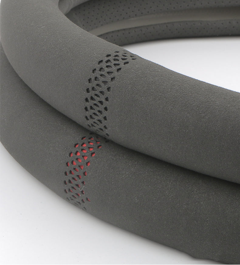 VW ID.3 ID.4 ID.6 ID.7 Suede Leather Steering Wheel Cover