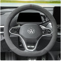 VW ID.3 ID.4 ID.6 ID.7 Suede Leather Steering Wheel Cover