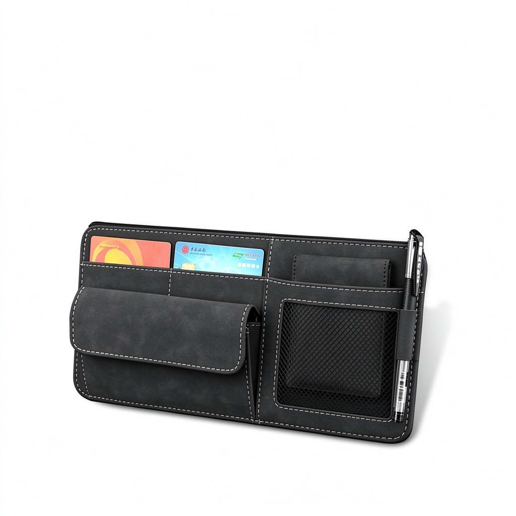 VW ID.3 ID.4 ID.6 Sun Visor Organizer Glasses Card Holder