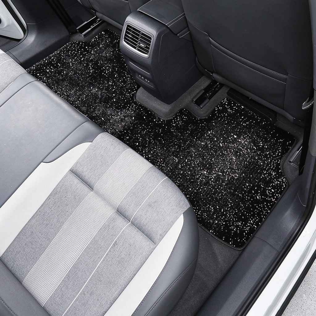 VW ID.4 Starry Sky Floor Mat Thickened Velvet Car Carpet