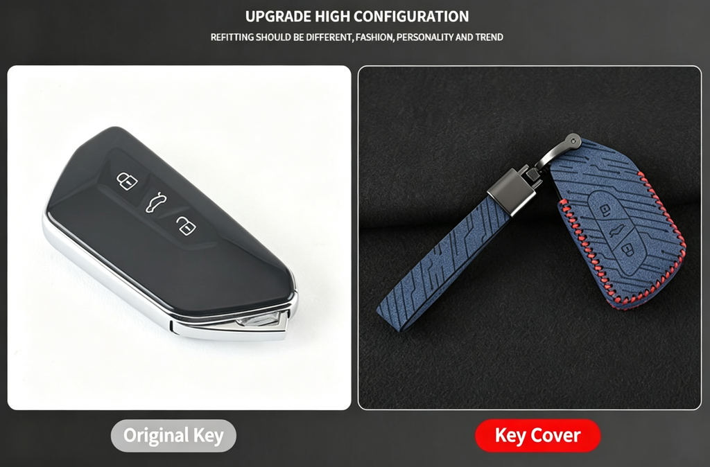 Car Key Case Cover for Volkswagen ID.3 ID.4 ID.6 Key Protector