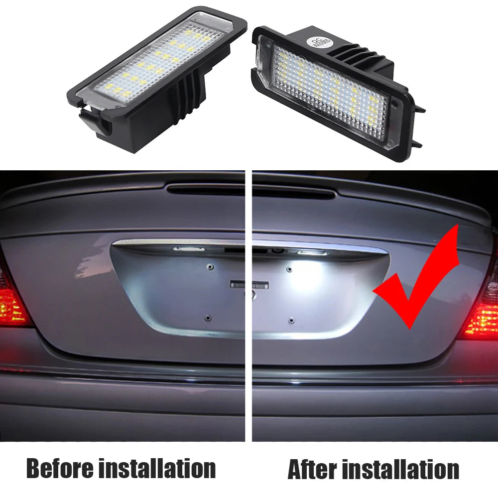 2PCS VW Golf 4-7 License Plate Lights