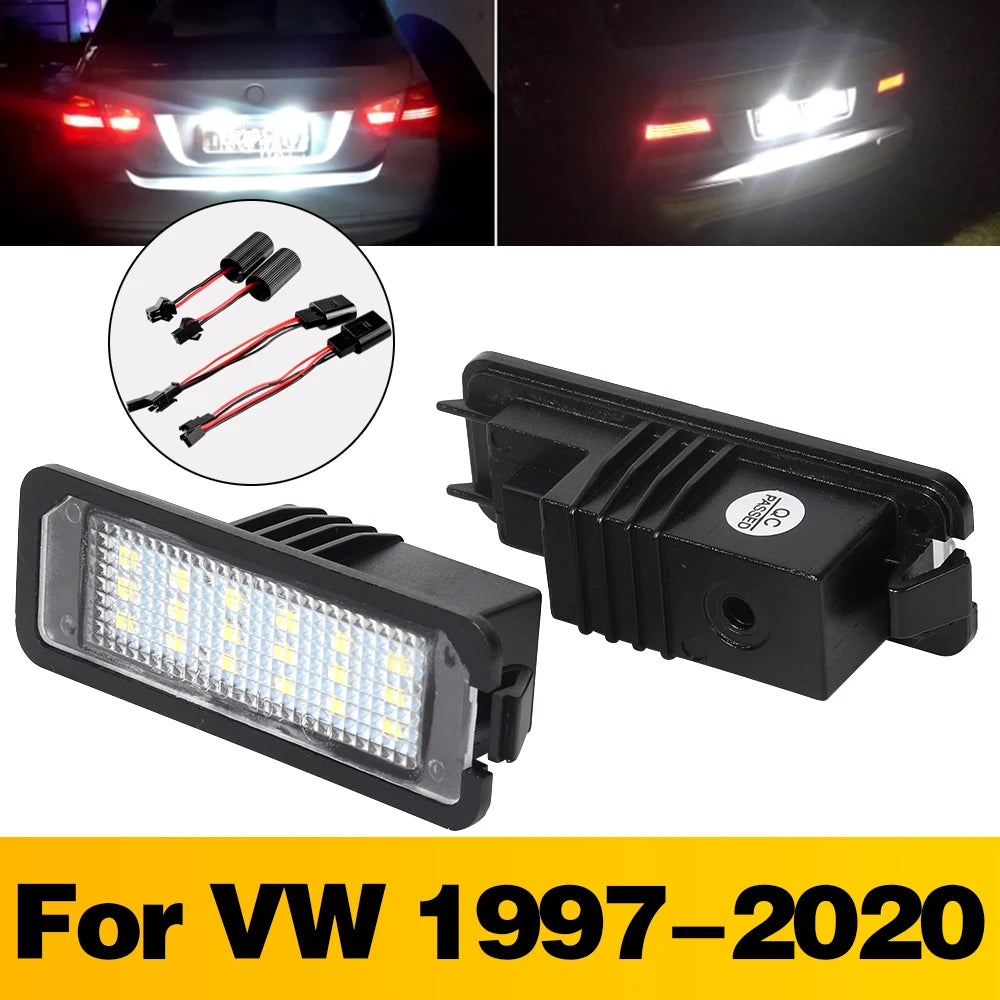2PCS VW Golf 4-7 License Plate Lights