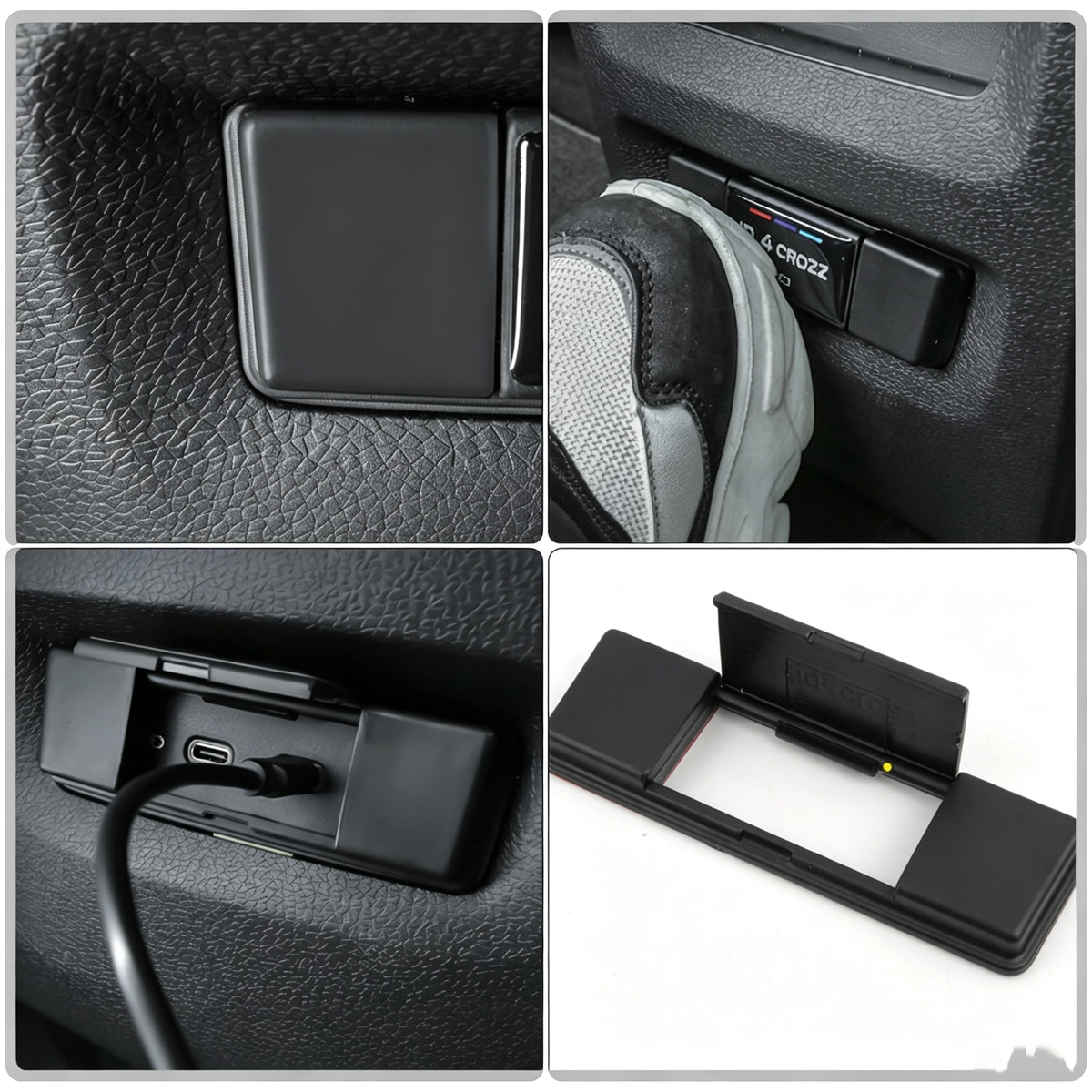 Rear USB Port Cover for Volkswagen ID.3 ID.4 ID.6