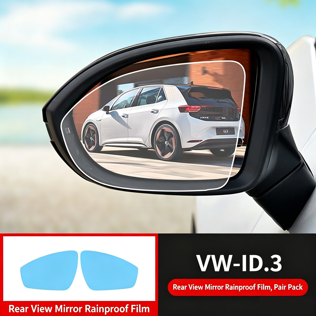 Rearview Mirror Rain Guard Film for Volkswagen ID.3 Waterproof
