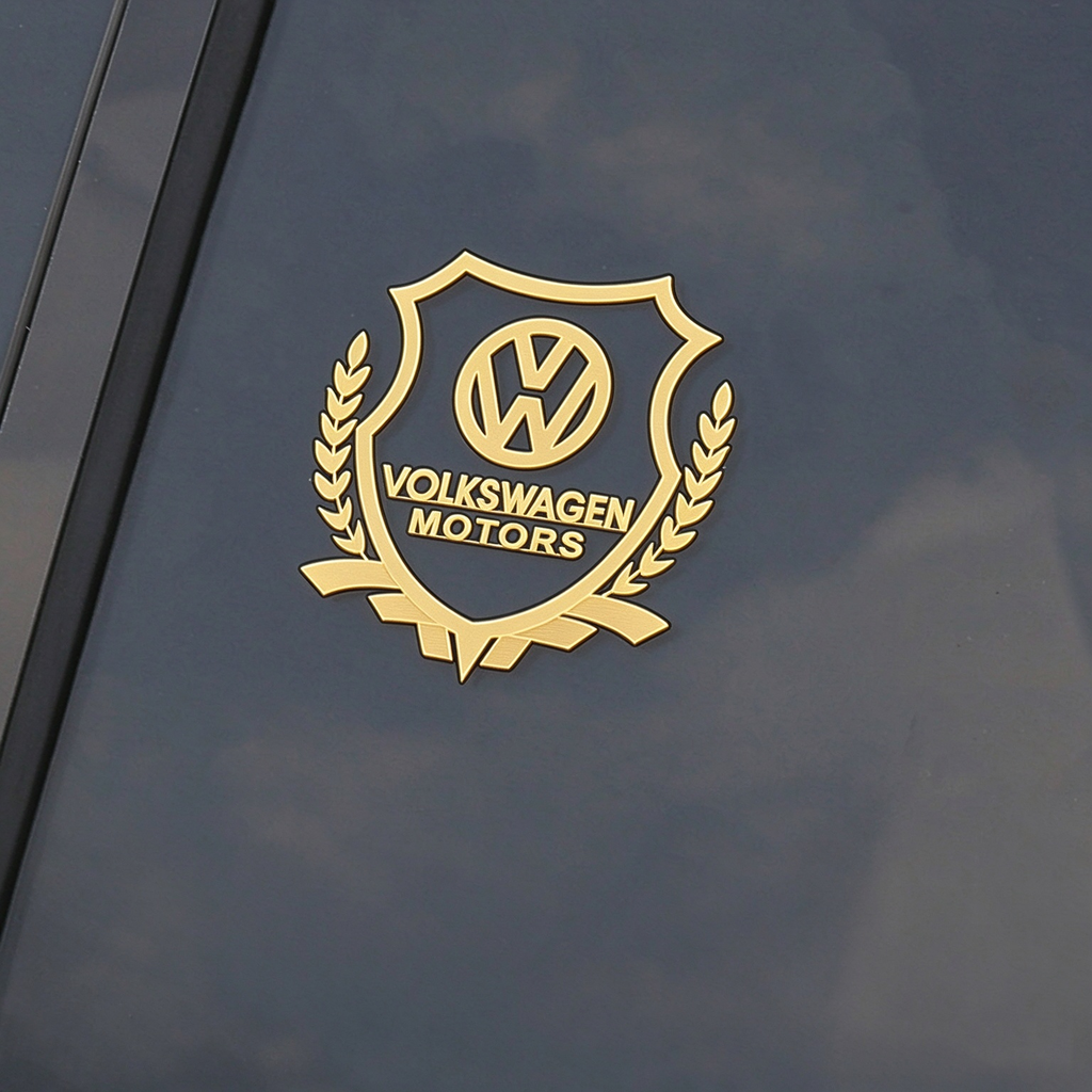 VW ID.3 ID.4 ID.6 Wheat Ear Emblem Decal Sticker