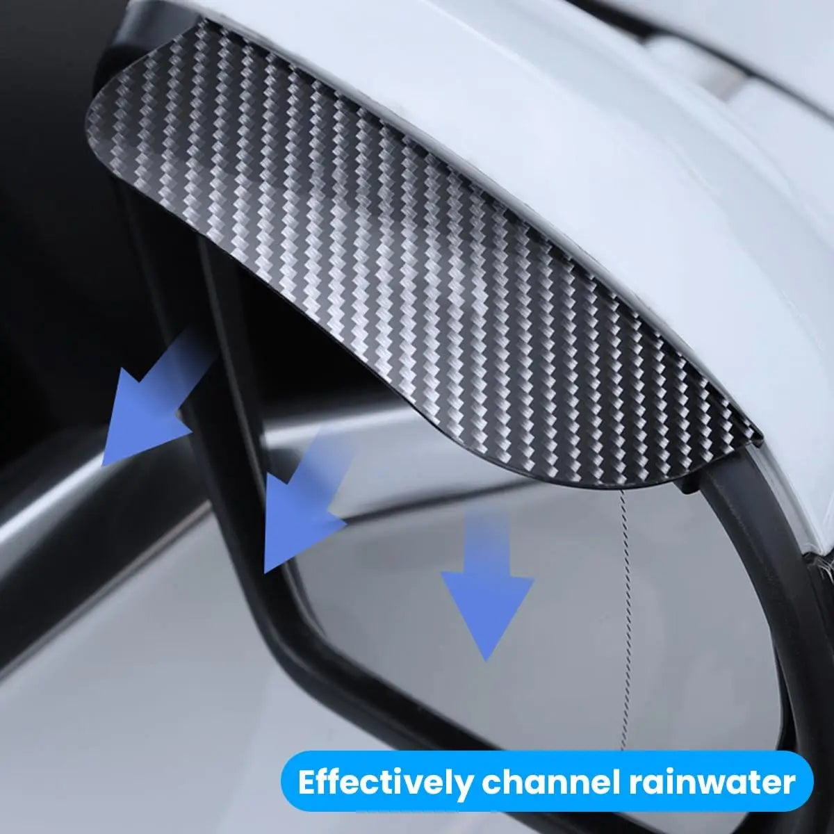 Universal Car Rear View Rain Shield Stickers