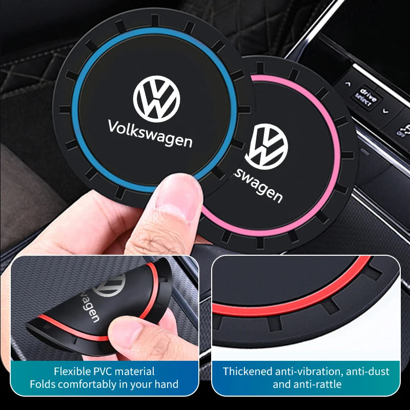 Scirocco, Jetta, Beetle, Golf , Passat, and Polo Anti-Slip Cup Holder Mats