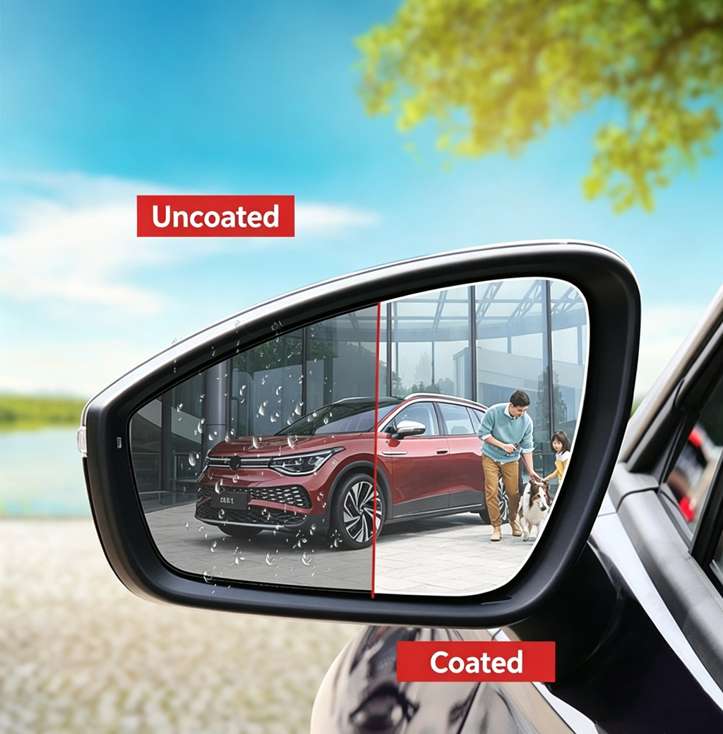 Rearview Mirror Rain Guard Film for Volkswagen ID.3 Waterproof