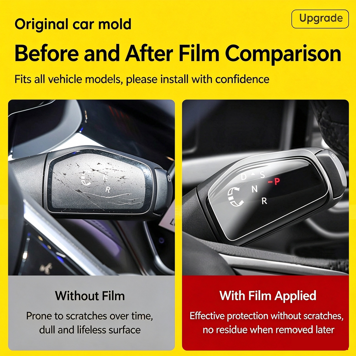 VW ID.3 ID.4 ID.6 ID.7 Gear Shift Button TPU Film