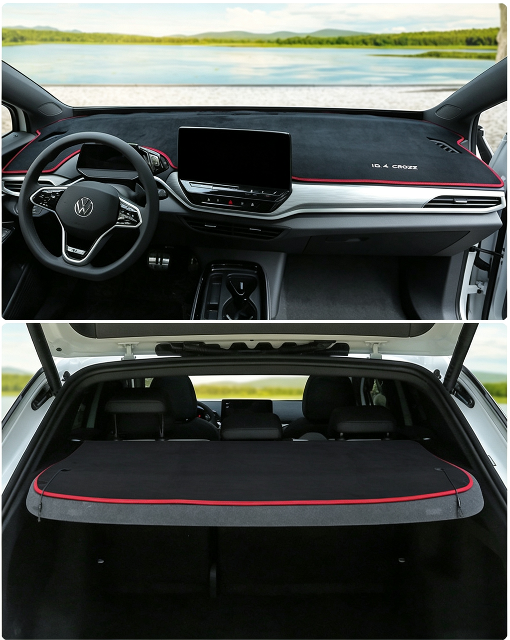 Dashboard Sun Shade Pad for Volkswagen ID.3 Anti Glare Heat Protection