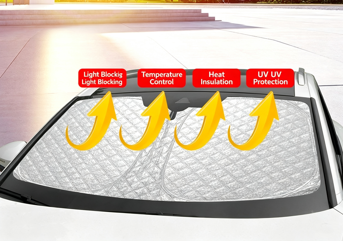 Windshield Sun Shade for Volkswagen ID.3 ID.4 ID.6