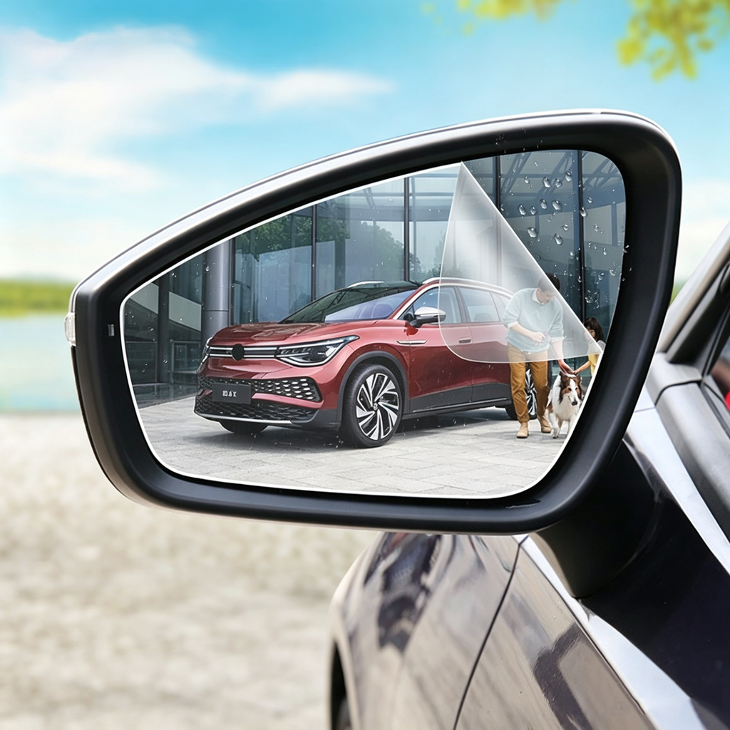 Rearview Mirror Rain Guard Film for Volkswagen ID.3 Waterproof