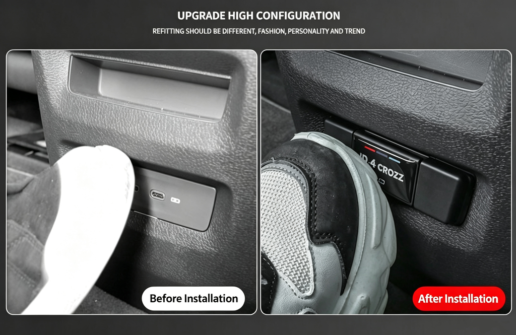 Rear USB Port Cover for Volkswagen ID.3 ID.4 ID.6