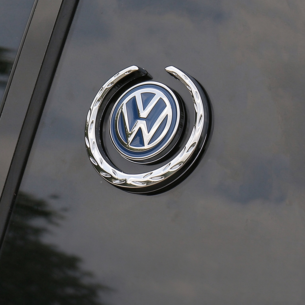 VW ID.3 ID.4 ID.6 Wheat Ear Emblem Decal Sticker