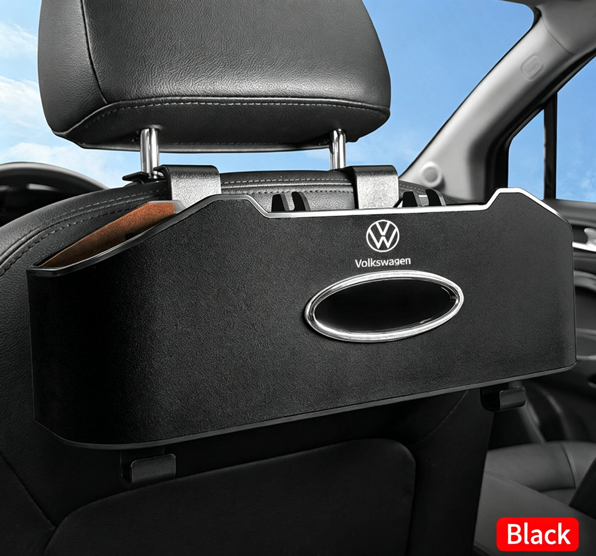 Car Storage Box for Volkswagen ID.3 ID.4 ID.6 Rear Seat Organizer