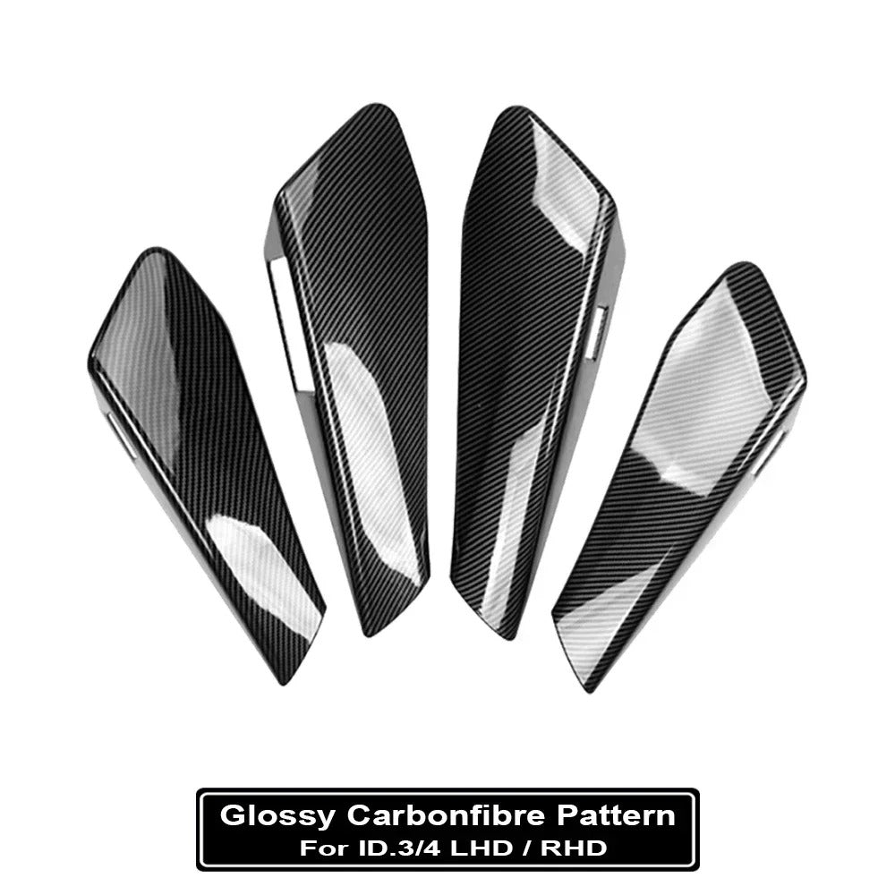 VW ID.4 ID.3 ID.6 Carbon Fiber Style Door Handle Armrest Trim