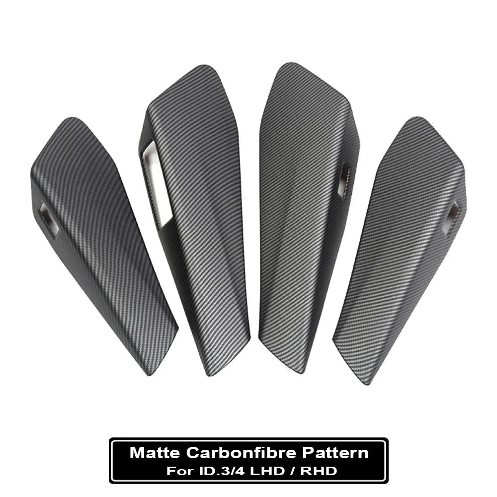 VW ID.4 ID.3 ID.6 Carbon Fiber Style Door Handle Armrest Trim