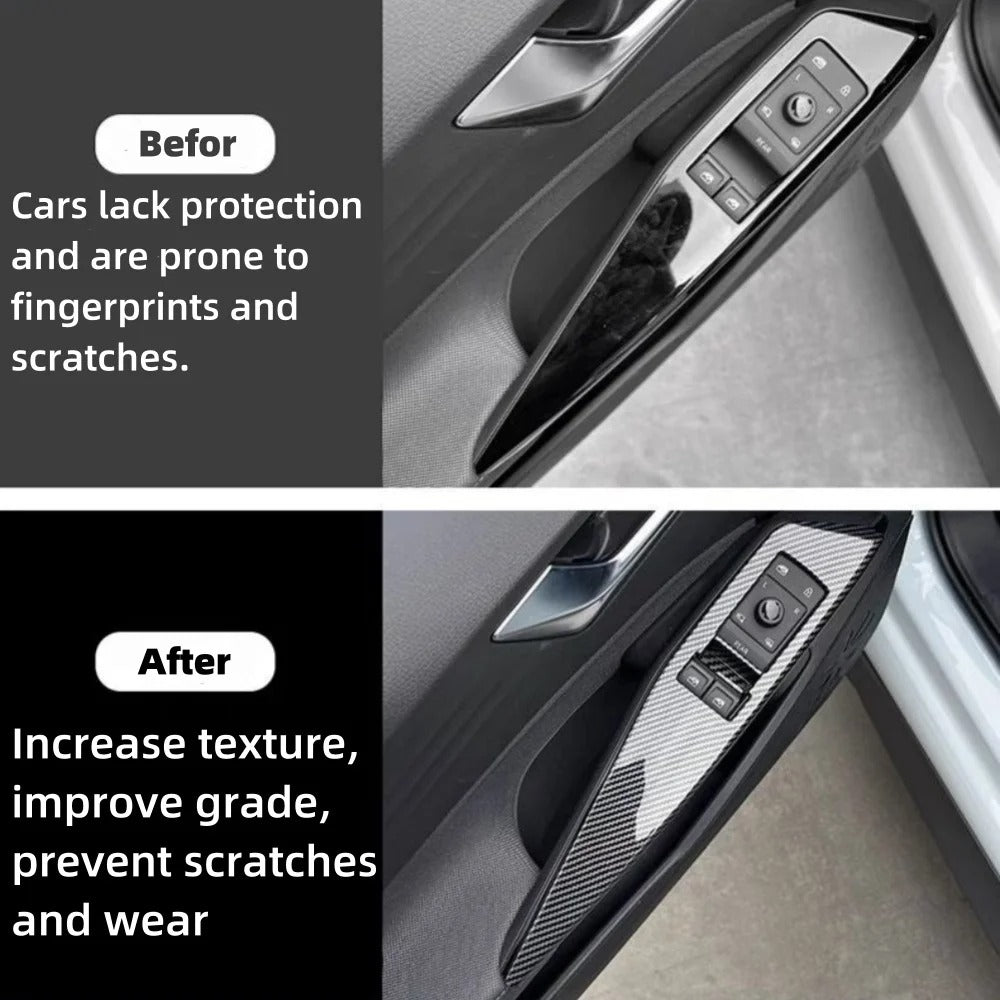 Car Window Lifting Panel Sticker for Volkswagen VW ID.3 ID.4 CROZZ