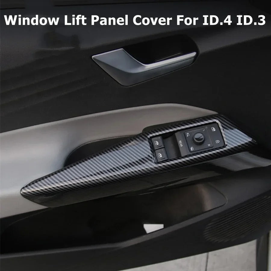 VW ID.4 ID.3 ID.6 Carbon Fiber Style Door Handle Armrest Trim