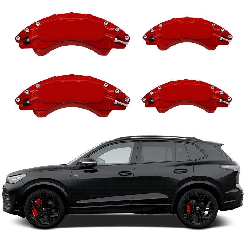 ID4  Jetta, Passat, and Tiguan Aluminum Caliper Covers Universal Fit Car Brake Accessories