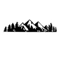 Forest Snow Mountain Car Decals