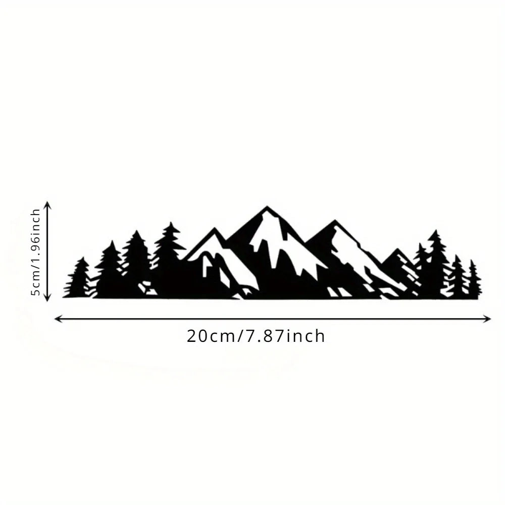 Forest Snow Mountain Car Decals