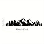 Forest Snow Mountain Car Decals