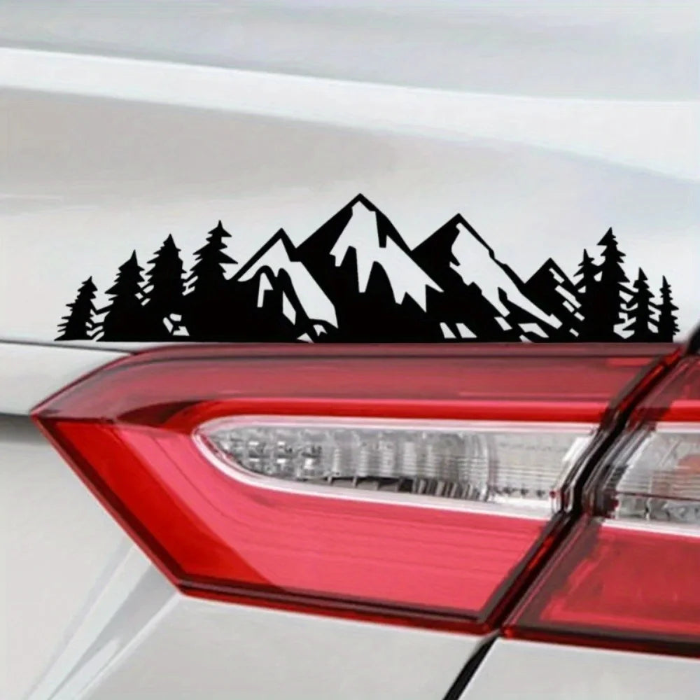 Forest Snow Mountain Car Decals
