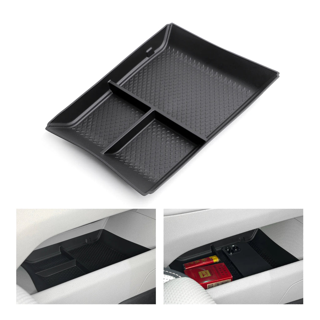 VW ID.7 Lower Central Console TPE Storage Box Organizer