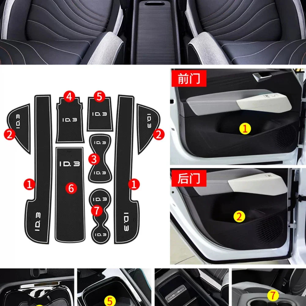 VW ID.3 Door Groove Anti-slip Mat