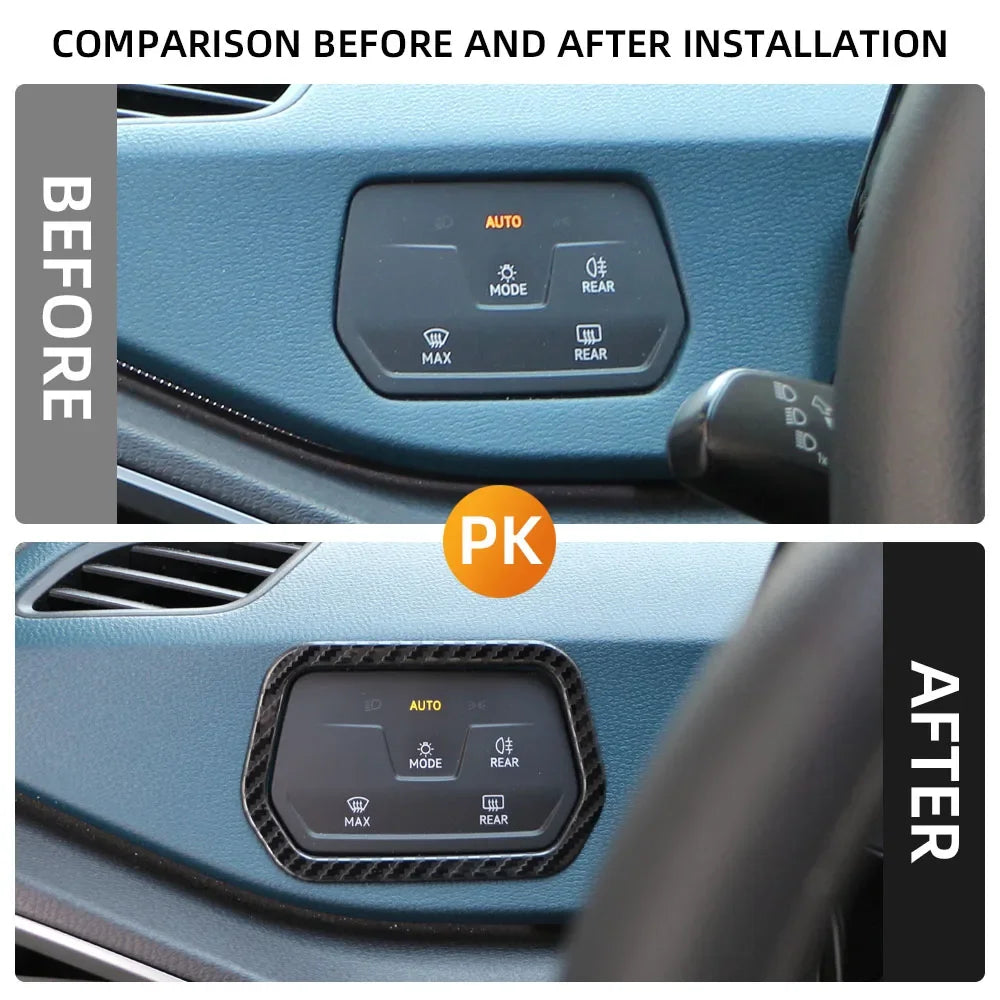 Volkswagen ID.3 LHD Head Light Switch Panel Decor Cover