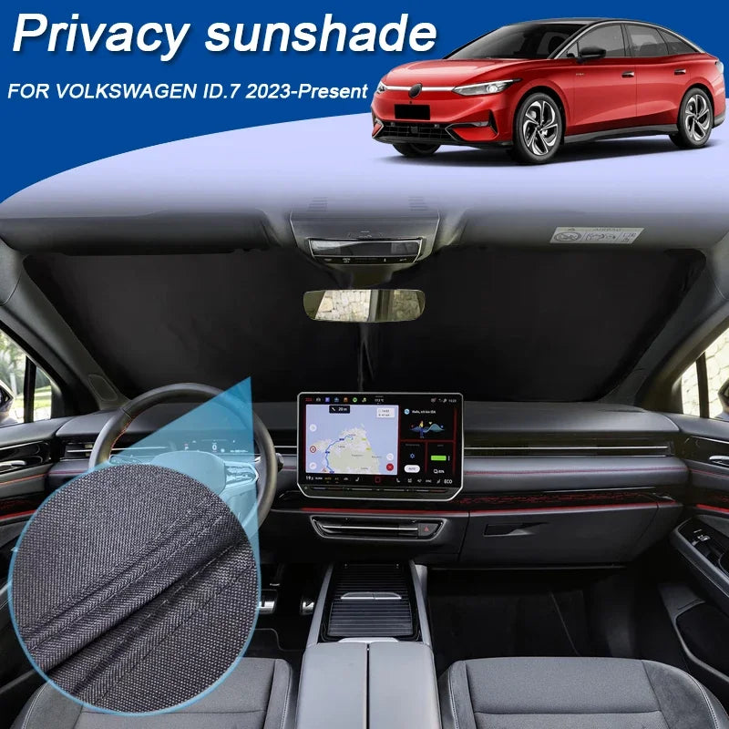 Volkswagen ID.7 Black Window Sunshade