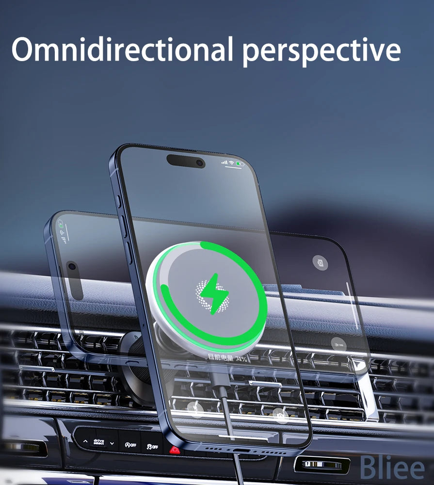 VW ID 7 Car Screen Magnetic Wireless Charging Holder