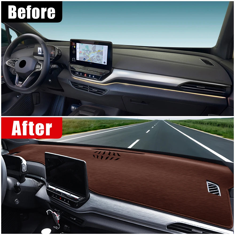 Volkswagen ID4 LHD Dashboard Sun Shade - Non-Slip Cover Mat