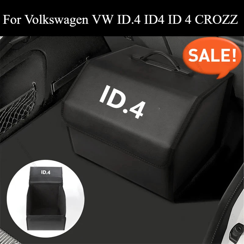 VW ID.4 CROZZ Car Foldable Leather Storage Organizer