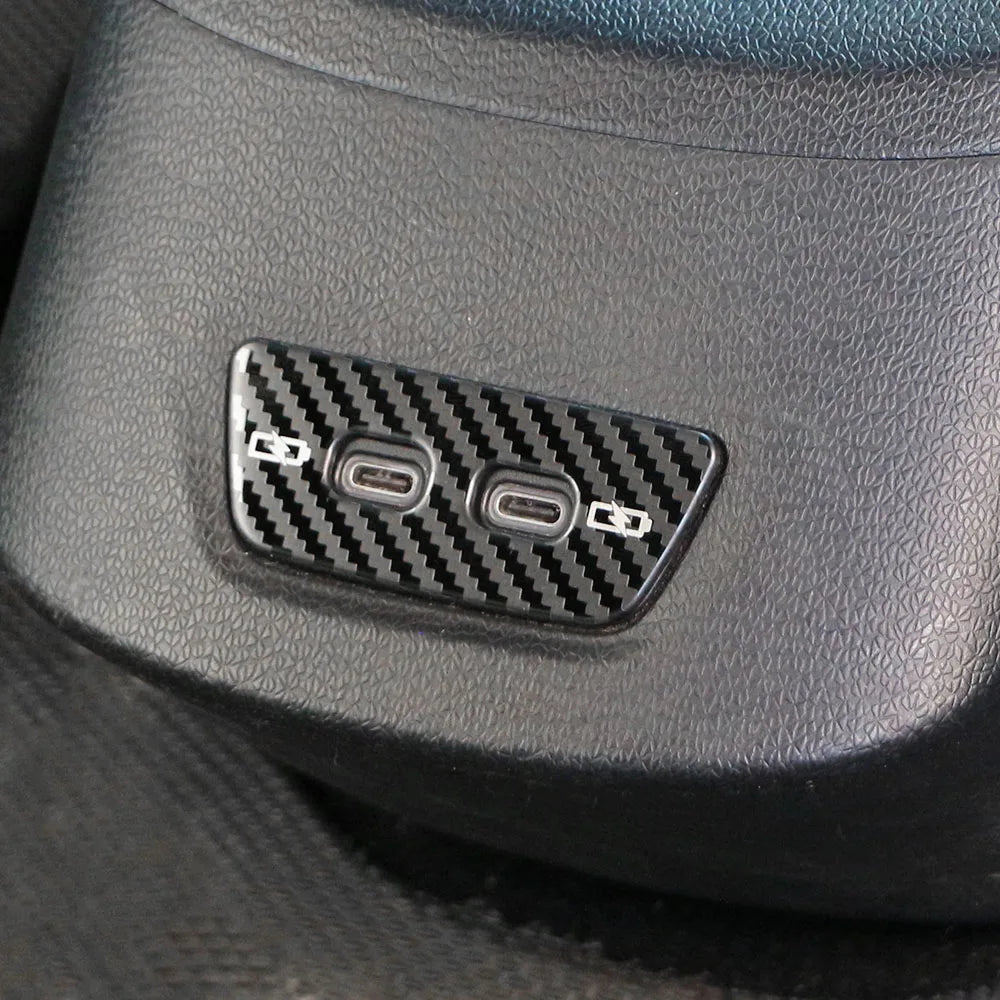 VW ID.3 Car Rear USB Charging Port Cover Trim Sticker