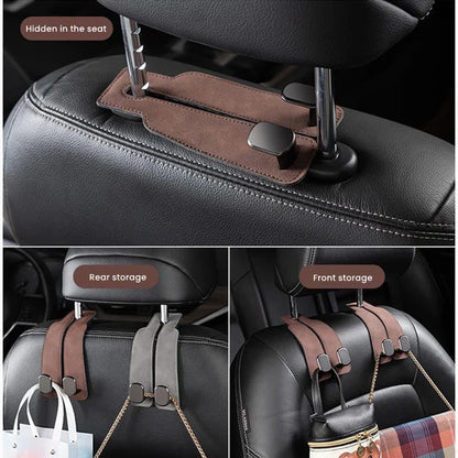 2 in 1 Car Rear Seat Back Hooks