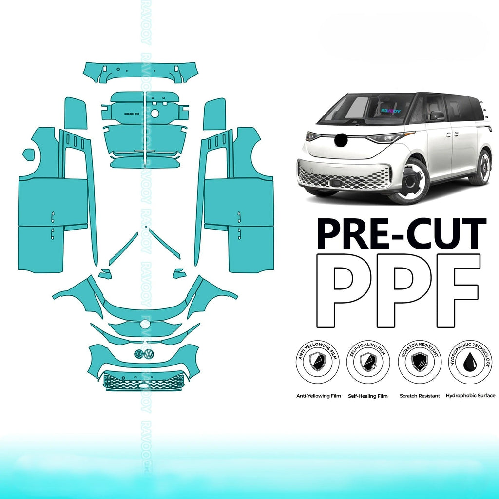 Full Vehicle Clear Bra Precut PPF Paint Protection Film For Volkswagen ID Buzz