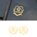 VW ID.3 ID.4 ID.6 Wheat Ear Emblem Decal Sticker