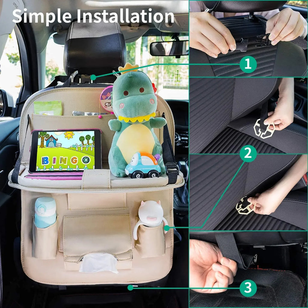 Car Seat Back Storage Organizer