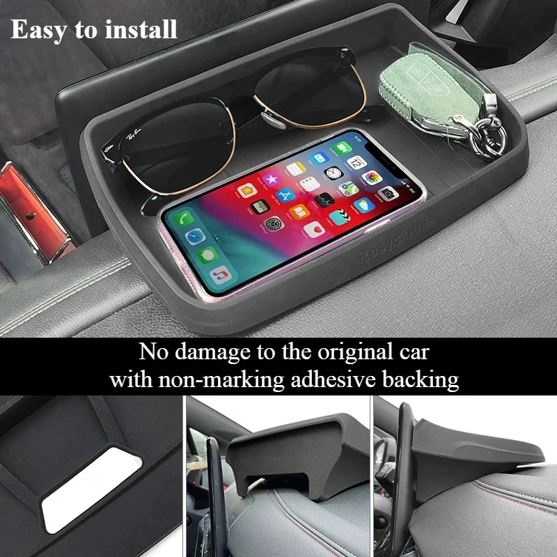 VW ID.3,ID.4, ID.4X,ID.6CROZZ Silicone Dashboard Storage Box (No Noise)